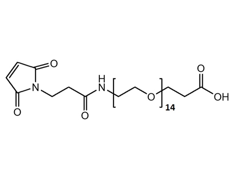 Monodispersed Poly(Ethylene Glycol) from PurePEG:Maleimide-NH-PEG14-CH2CH2COOH - MSE Supplies LLC