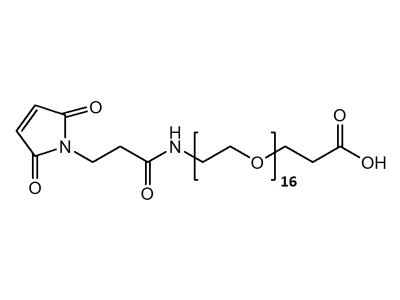 Monodispersed Poly(Ethylene Glycol) from PurePEG:Maleimide-NH-PEG16-CH2CH2COOH - MSE Supplies LLC