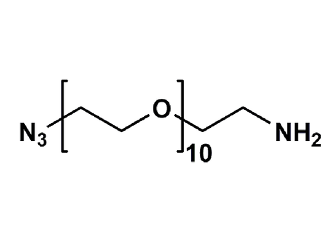 Monodispersed Poly(Ethylene Glycol) from PurePEG:N3-PEG10-CH2CH2NH2 - MSE Supplies LLC