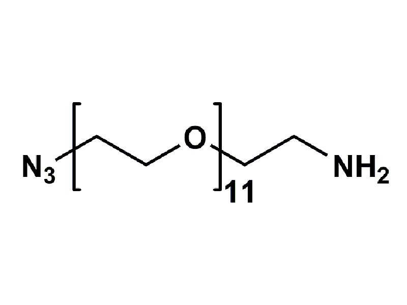 Monodispersed Poly(Ethylene Glycol) from PurePEG:N3-PEG11-CH2CH2NH2 - MSE Supplies LLC