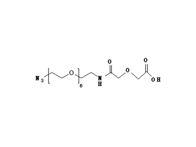 Monodispersed Poly(Ethylene Glycol) from PurePEG:N3-CH2CH2-PEG6-CH2CH2NHCOCH2OCH2COOH - MSE Supplies LLC