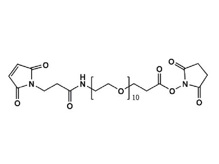 Monodispersed Poly(Ethylene Glycol) from PurePEG:Maleimide-NH-PEG10-CH2CH2COONHS Ester - MSE Supplies LLC