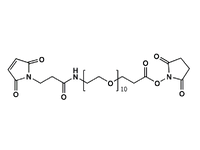 Monodispersed Poly(Ethylene Glycol) from PurePEG:Maleimide-NH-PEG10-CH2CH2COONHS Ester - MSE Supplies LLC