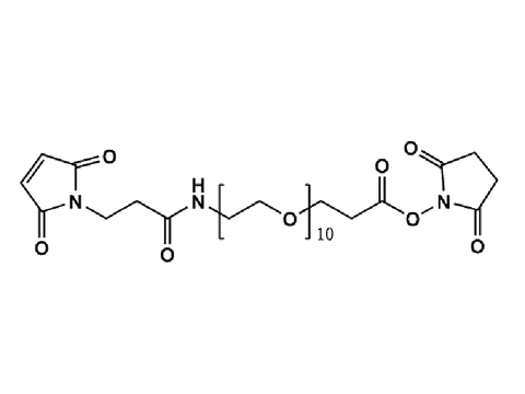 Monodispersed Poly(Ethylene Glycol) from PurePEG:Maleimide-NH-PEG10-CH2CH2COONHS Ester - MSE Supplies LLC