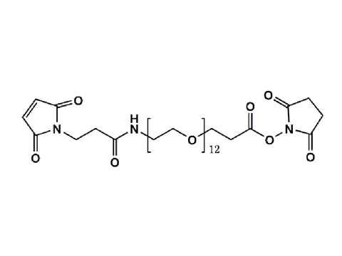Monodispersed Poly(Ethylene Glycol) from PurePEG:Maleimide-NH-PEG12-CH2CH2COONHS Ester - MSE Supplies LLC
