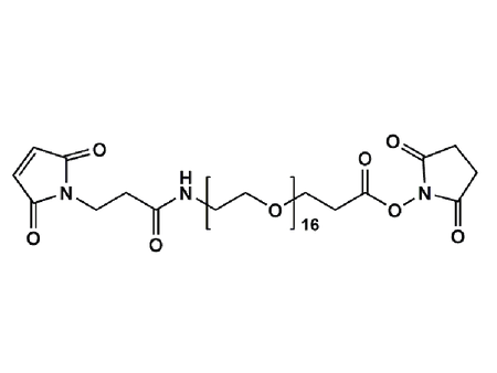 Monodispersed Poly(Ethylene Glycol) from PurePEG:Maleimide-NH-PEG16-CH2CH2COONHS Ester - MSE Supplies LLC