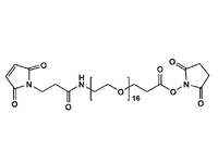 Monodispersed Poly(Ethylene Glycol) from PurePEG:Maleimide-NH-PEG16-CH2CH2COONHS Ester - MSE Supplies LLC
