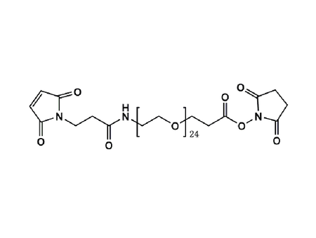 Monodispersed Poly(Ethylene Glycol) from PurePEG:Maleimide-NH-PEG24-CH2CH2COONHS Ester - MSE Supplies LLC