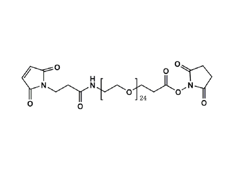 Monodispersed Poly(Ethylene Glycol) from PurePEG:Maleimide-NH-PEG24-CH2CH2COONHS Ester - MSE Supplies LLC