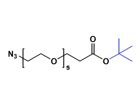 Monodispersed Poly(Ethylene Glycol) from PurePEG:N3-PEG5- CH2CH2COOtBu - MSE Supplies LLC