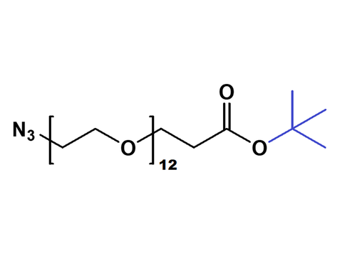 Monodispersed Poly(Ethylene Glycol) from PurePEG:N3-PEG12- CH2CH2COOtBu - MSE Supplies LLC