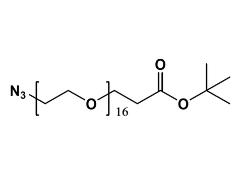 Monodispersed Poly(Ethylene Glycol) from PurePEG:N3-PEG16-CH2CH2COOtBu - MSE Supplies LLC
