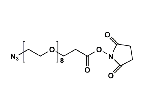 Monodispersed Poly(Ethylene Glycol) from PurePEG:N3-PEG8-CH2CH2COONHS Ester - MSE Supplies LLC