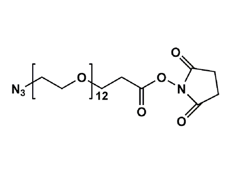 Monodispersed Poly(Ethylene Glycol) from PurePEG:N3-PEG12-CH2CH2COONHS Ester - MSE Supplies LLC