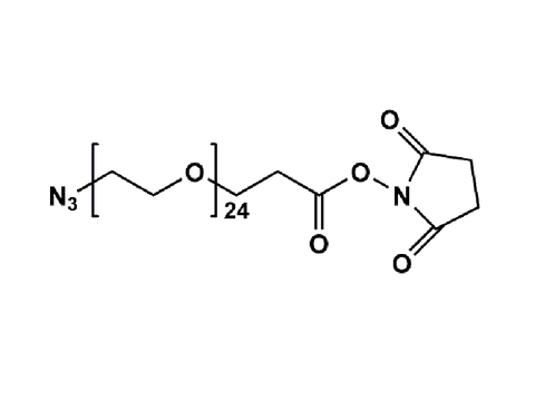 Monodispersed Poly(Ethylene Glycol) from PurePEG:N3-PEG24-CH2CH2COONHS Ester - MSE Supplies LLC
