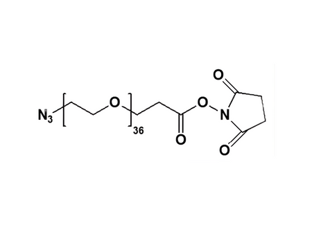 Monodispersed Poly(Ethylene Glycol) from PurePEG:N3-PEG36-CH2CH2COONHS Ester - MSE Supplies LLC