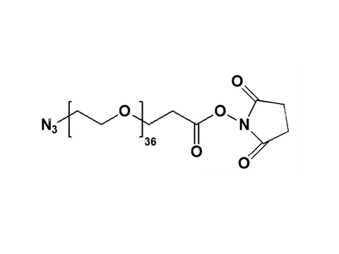 Monodispersed Poly(Ethylene Glycol) from PurePEG:N3-PEG36-CH2CH2COONHS Ester - MSE Supplies LLC