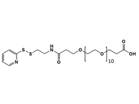 Monodispersed Poly(Ethylene Glycol) from PurePEG:Py-S-S-PEG10-CH2CH2COOH - MSE Supplies LLC