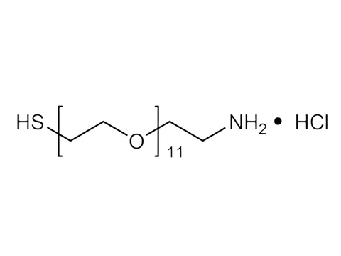 Monodispersed Poly(Ethylene Glycol) from PurePEG:HS-PEG11-CH2CH2NH2 HCl - MSE Supplies LLC