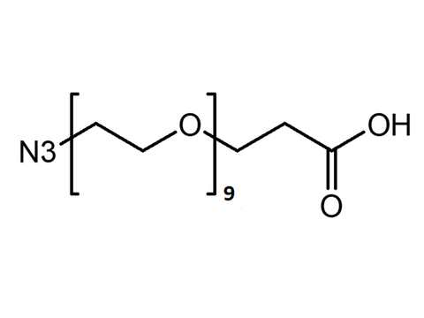 Monodispersed Poly(Ethylene Glycol) from PurePEG:N3-PEG9-CH2CH2COOH - MSE Supplies LLC