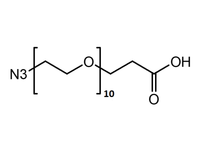 Monodispersed Poly(Ethylene Glycol) from PurePEG:N3-PEG10-CH2CH2COOH - MSE Supplies LLC
