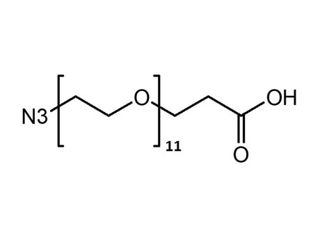 Monodispersed Poly(Ethylene Glycol) from PurePEG:N3-PEG11-CH2CH2COOH - MSE Supplies LLC