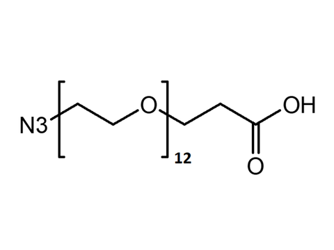 Monodispersed Poly(Ethylene Glycol) from PurePEG:N3-PEG12-CH2CH2COOH - MSE Supplies LLC