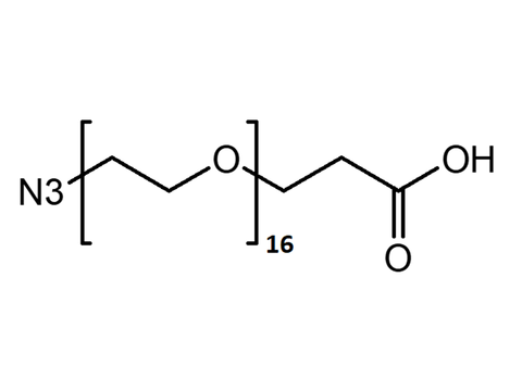 Monodispersed Poly(Ethylene Glycol) from PurePEG:N3-PEG16-CH2CH2COOH - MSE Supplies LLC