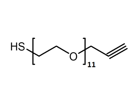 Monodispersed Poly(Ethylene Glycol) from PurePEG:HC≡C-CH2-PEG11-SH - MSE Supplies LLC