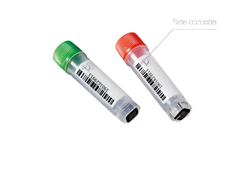 Biologix Cryogenic Vials-Multi Barcodes, External Thread, 1.0ml, 25 Sets/Bag, 1000 Pcs/Case - MSE Supplies LLC