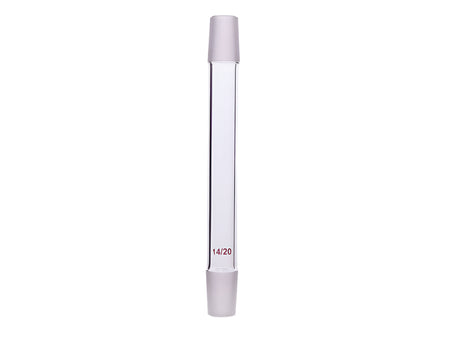 MSE PRO Double External Grinding Mouth Connection Joint, 14/20, Grinding Mouth Distance (Excluding Grinding Mouth): 90mm