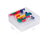 CryoKING PP Cryogenic Boxes, 2in 100-Well, Hinged Lid, 5/Pack, 20/Case