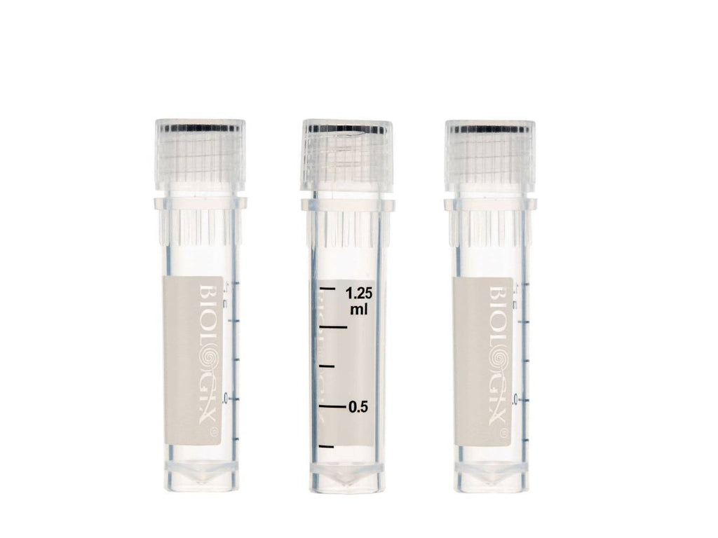 Biologix 2ml Cryogenic Vials, Lab Vials for Low Temperature Storage, 50 ...