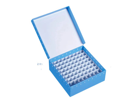Biologix CryoKING® ID-Color™ 2in. Cardboard Freezer Boxes (81 well), 5Pcs/Pack, 20Pcs/Case, 100 Pcs/Case - MSE Supplies LLC