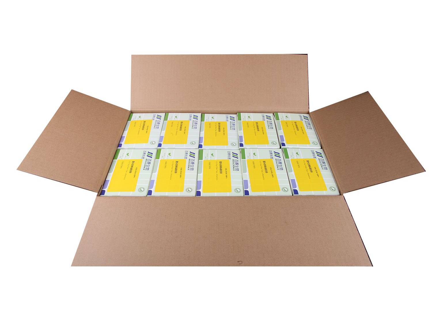 Biologix BioLeader Filter Pipette Tips-0.5-10uL, 1000 Pcs/Bag, 10 Bags/Case - MSE Supplies LLC