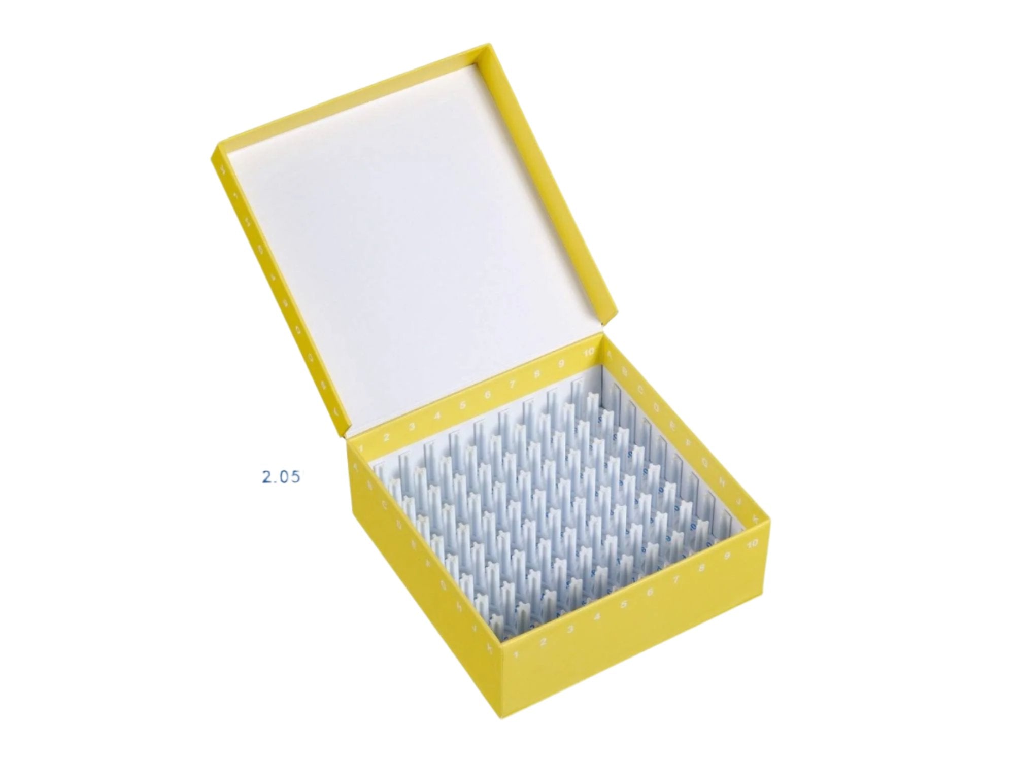 Biologix CryoKING® ID-Color™ 2in Cardboard Freezer Boxes (100-well), 5/Pack, 20/Case - MSE Supplies LLC