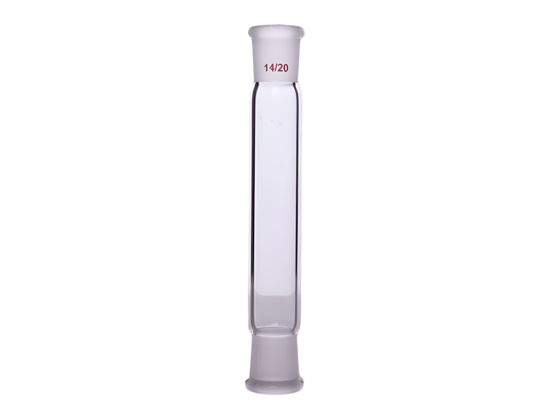 MSE PRO Double Internal Grinding Mouth Connection Joint, 14/20, Grinding Mouth Distance (Excluding Grinding Mouth): 90mm