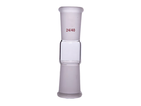MSE PRO Double Internal Grinding Mouth Connection Joint, 24/40, Grinding Mouth Distance (Excluding Grinding Mouth): 30mm