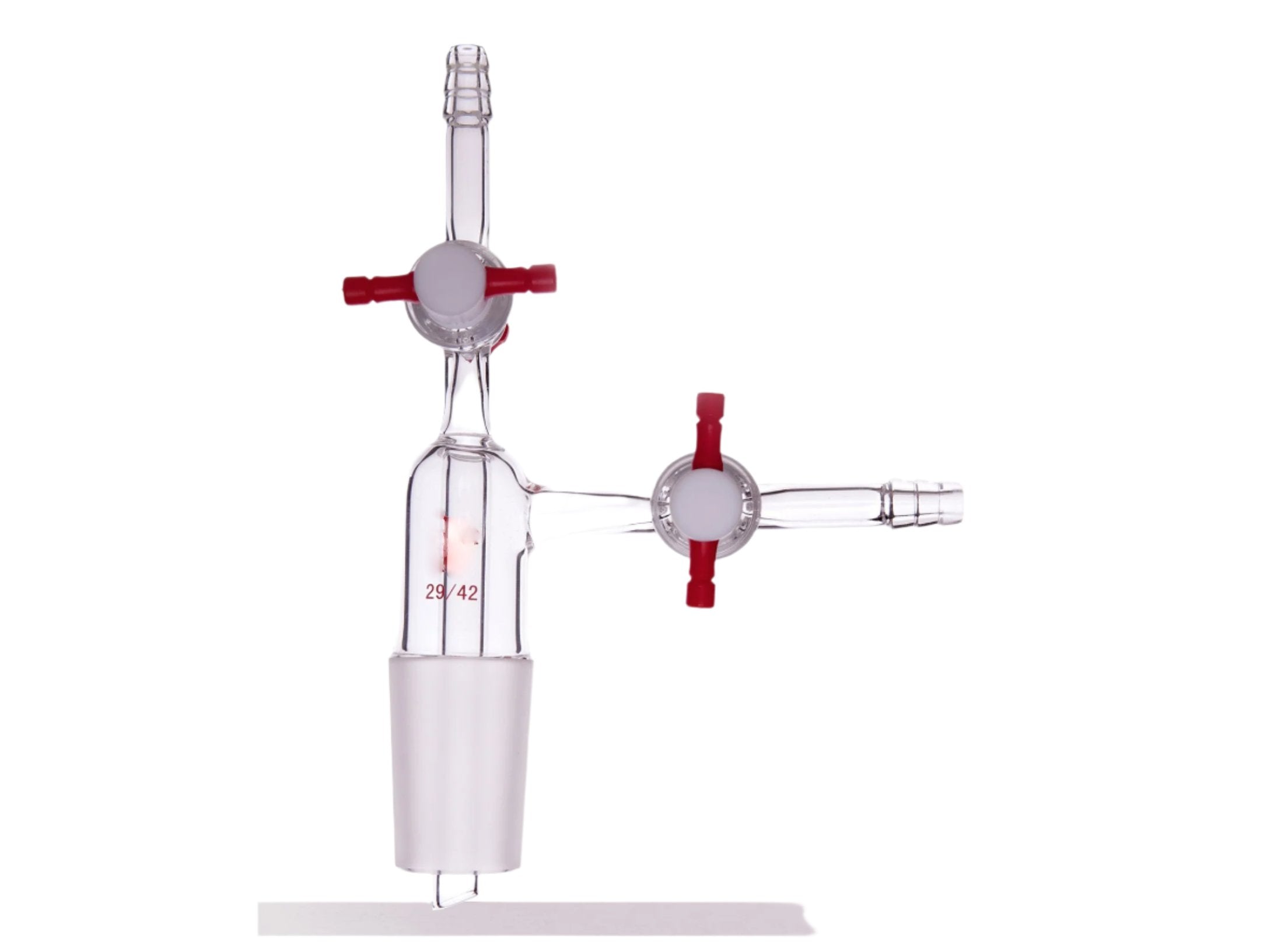 MSE PRO Liquid or Gas Transfer Joint, with 2mm PTFE Valve, 29/42 - MSE Supplies LLC