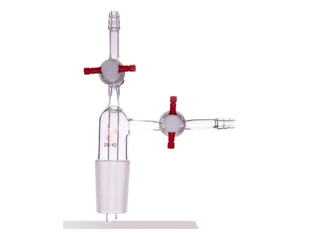 MSE PRO Liquid or Gas Transfer Joint, with 2mm PTFE Valve, 29/42 - MSE Supplies LLC