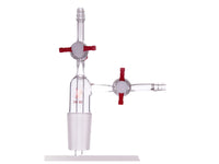 MSE PRO Liquid or Gas Transfer Joint, with 2mm PTFE Valve, 29/42 - MSE Supplies LLC