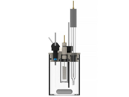 Two-Compartment Electrochemical Cell With Additional Inlet/Outlet, Electrochemical Products, Redox.me, MSE Supplies