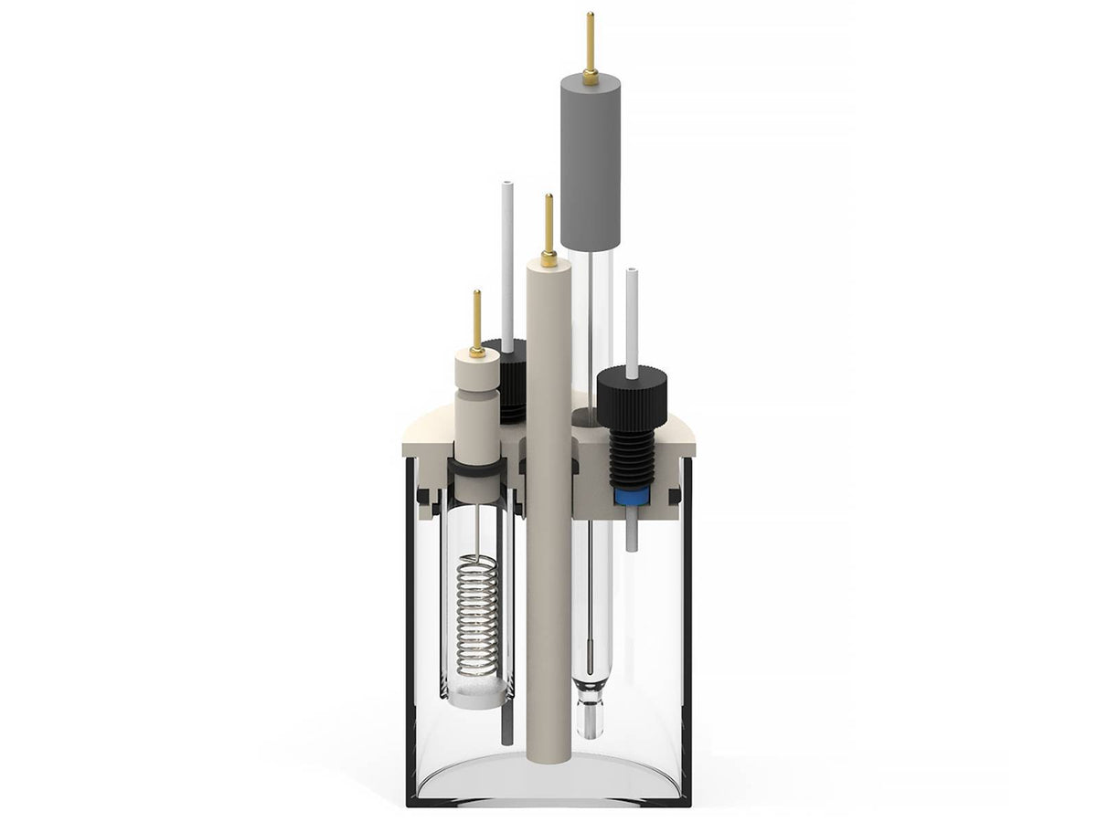 Two-Compartment Multiport Electrochemical Cell, Electrochemical Products, Redox.me, MSE Supplies