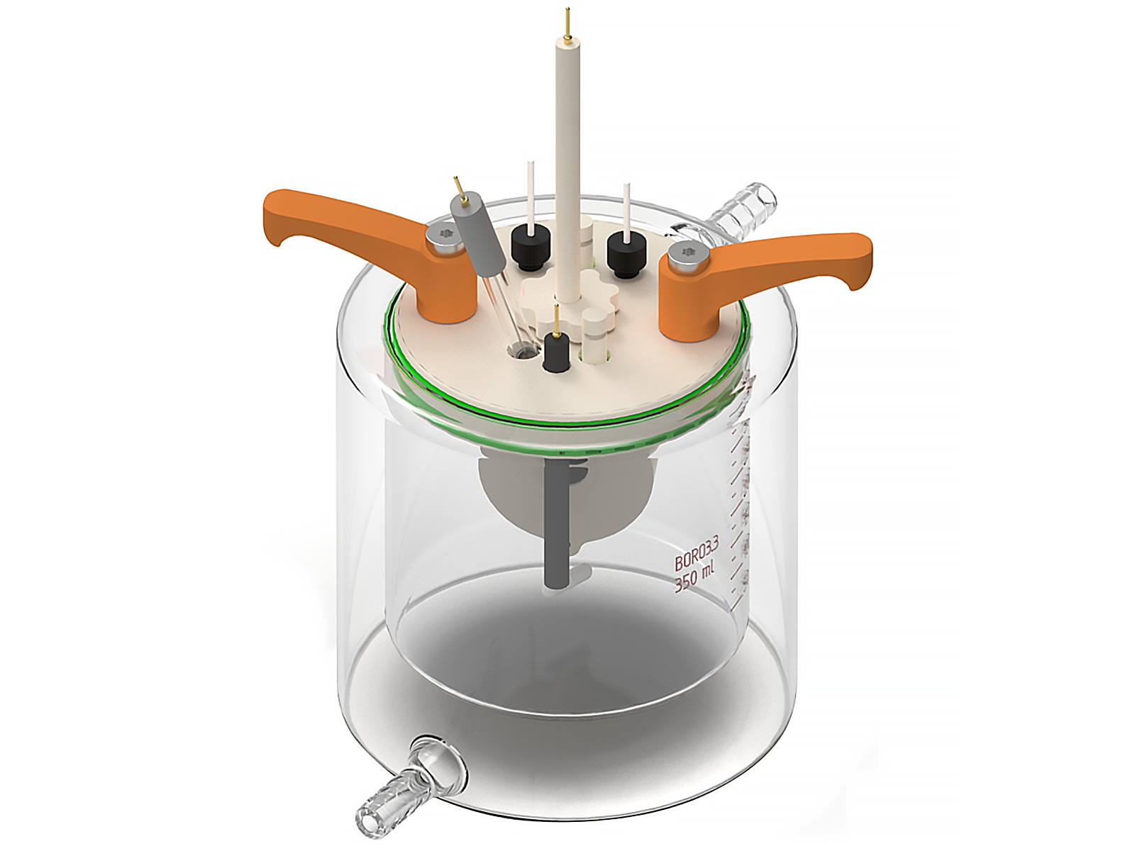 Jacketed Standard Electrochemical Cell Setup, Electrochemical Products, Redox.me, MSE Supplies