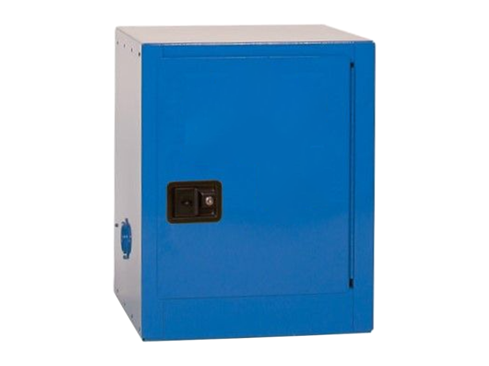 MSE PRO 4 Gallon 1-Door Corrosive Blue Storage Cabinet, Manual Close, Laboratory Supplies, MSE Supplies LLC, MSE Supplies