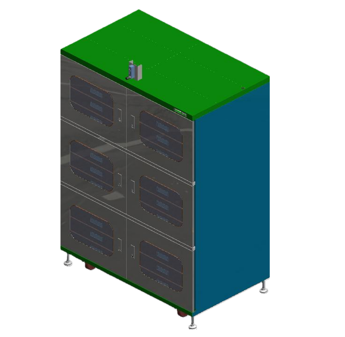 MSE PRO 1-60%RH 1436L ESD Safe Nitrogen Cabinet Drawer Style - Wafer Carrier Cases - MSE Supplies LLC - MSE Supplies