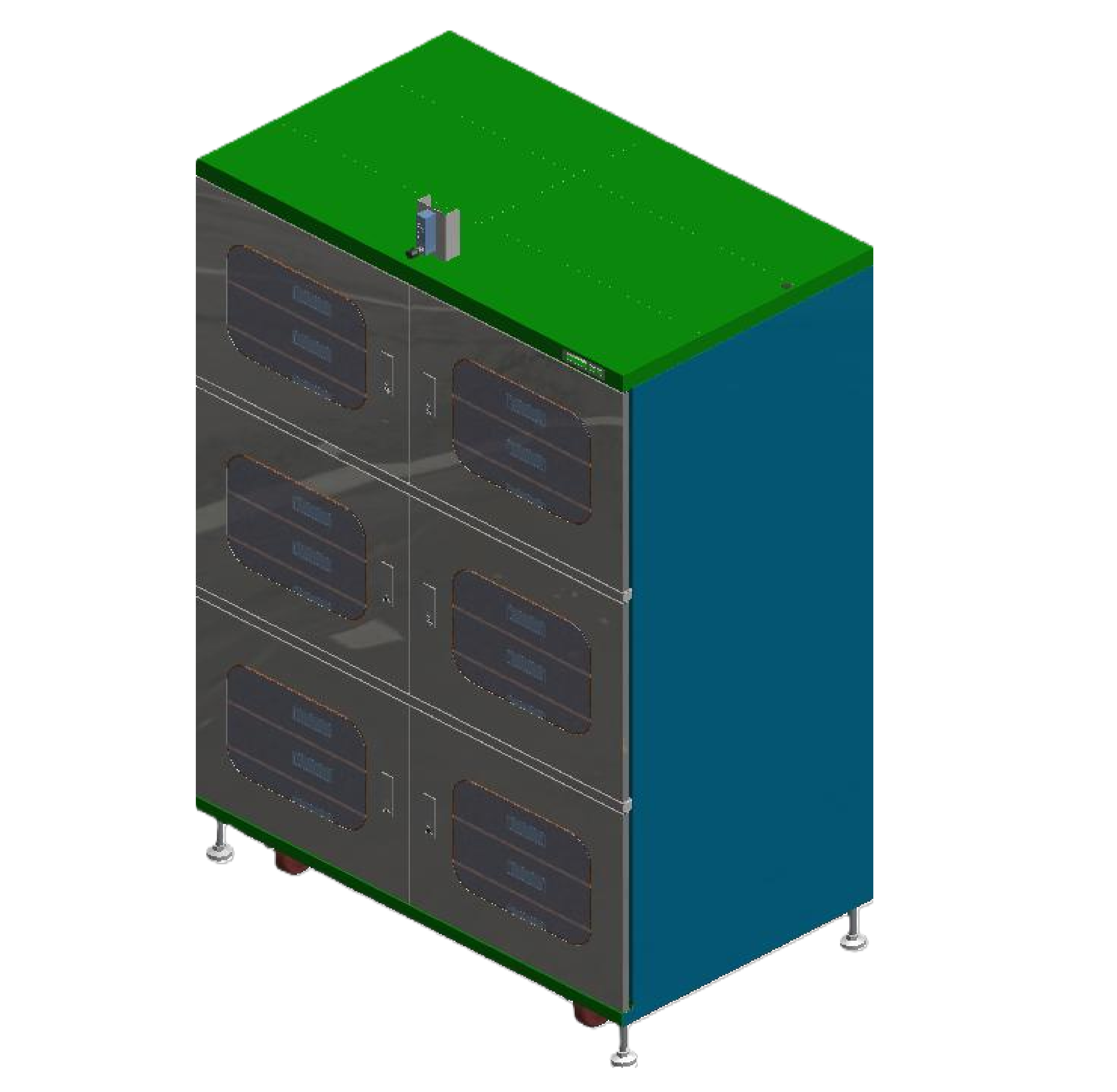 MSE PRO 1-60%RH 1436L ESD Safe Nitrogen Cabinet Drawer Style - Wafer Carrier Cases - MSE Supplies LLC - MSE Supplies