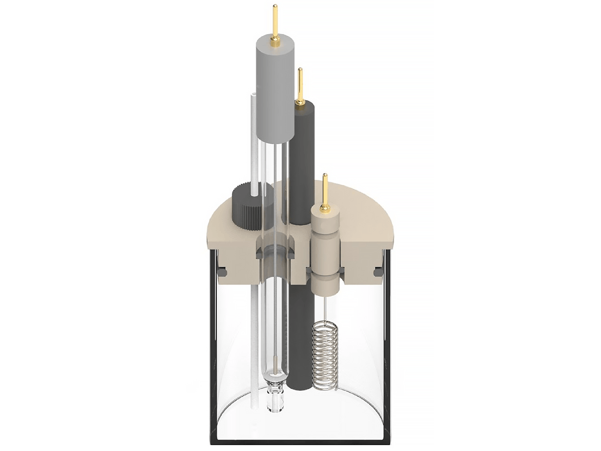 Basic Electrochemical Cell Setup, Electrochemical Products, Redox.me, MSE Supplies
