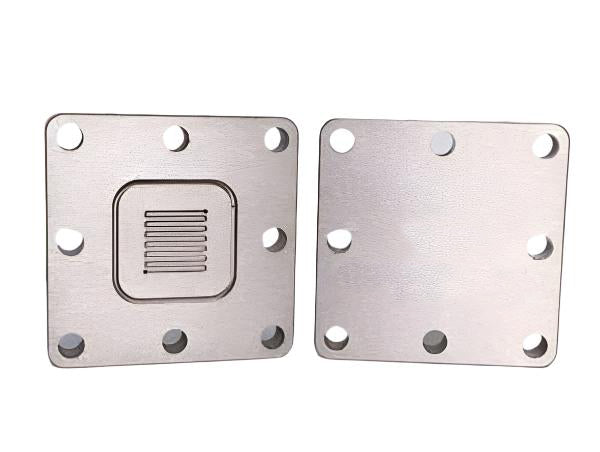4cm² AEM Electrolyzer Hardware - Serpentine Flow Field, Au-Ni + Au-Ni End Plate, Electrochemical Products, MSE Supplies LLC, MSE Supplies