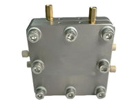 4cm² AEM Electrolyzer Hardware - Serpentine Flow Field, Au-Ni + Au-Ni End Plate, Electrochemical Products, MSE Supplies LLC, MSE Supplies